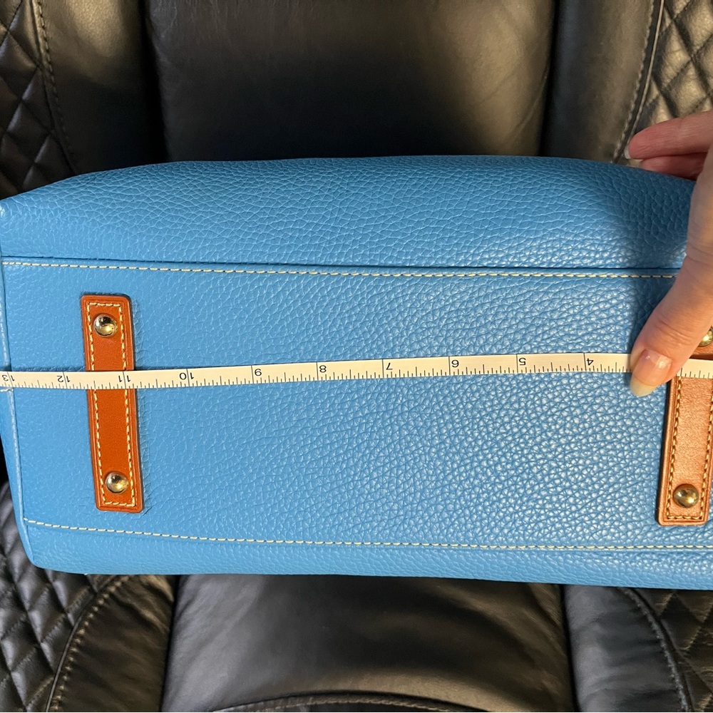 - Dooney & Bourke tote handbag Chelsea blue. Pebble l… - Picture 9 of 11